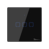 Выключатель Sonoff TX Series T3 WiFi & RF Wall Switches (EU, 3 Gang, Black)